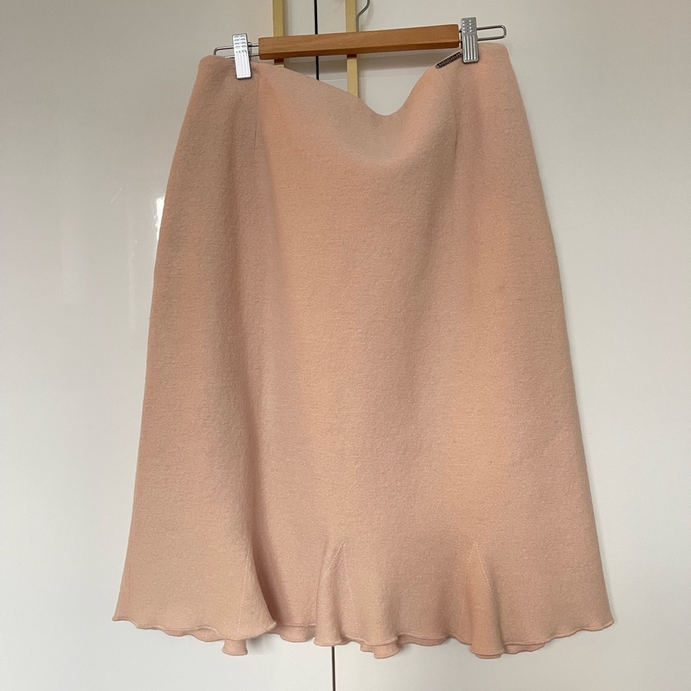 Geiger Vintage pure wool A-Line Midi Skirt sz 10-12
